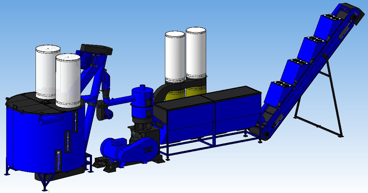 Лінії гранулювання МЛГ-1500 kombi+